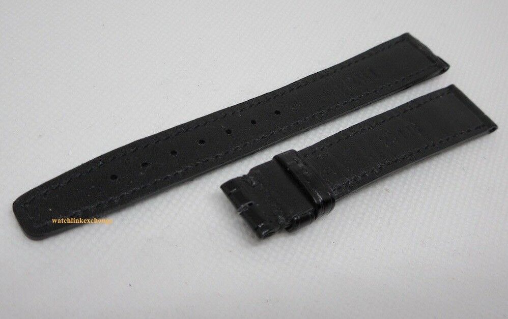 New IWC 16mm Black Alligator Strap OEM