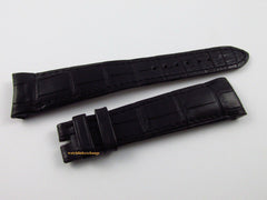 New Harry Winston 21mm Black Alligator Strap OEM