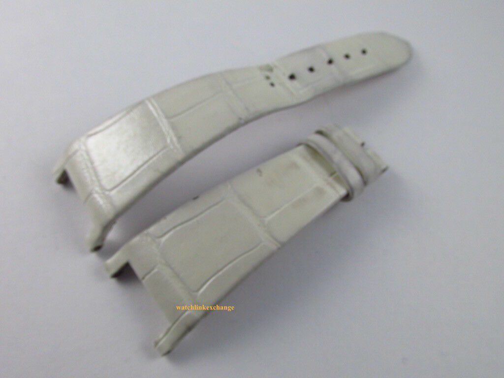 Patek Philippe Twenty-4 21mm White Alligator Strap OEM