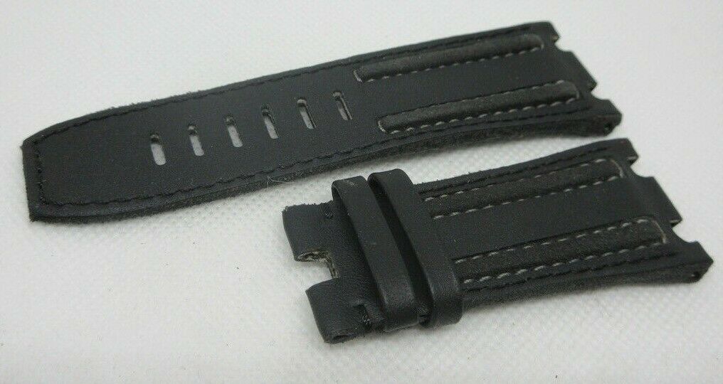New Audemars Piguet Grand Prix 29mm Black Leather Alcantara Strap Royal Oak XS