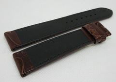 New Glashutte 20mm Brown Alligator Strap OEM Genuine