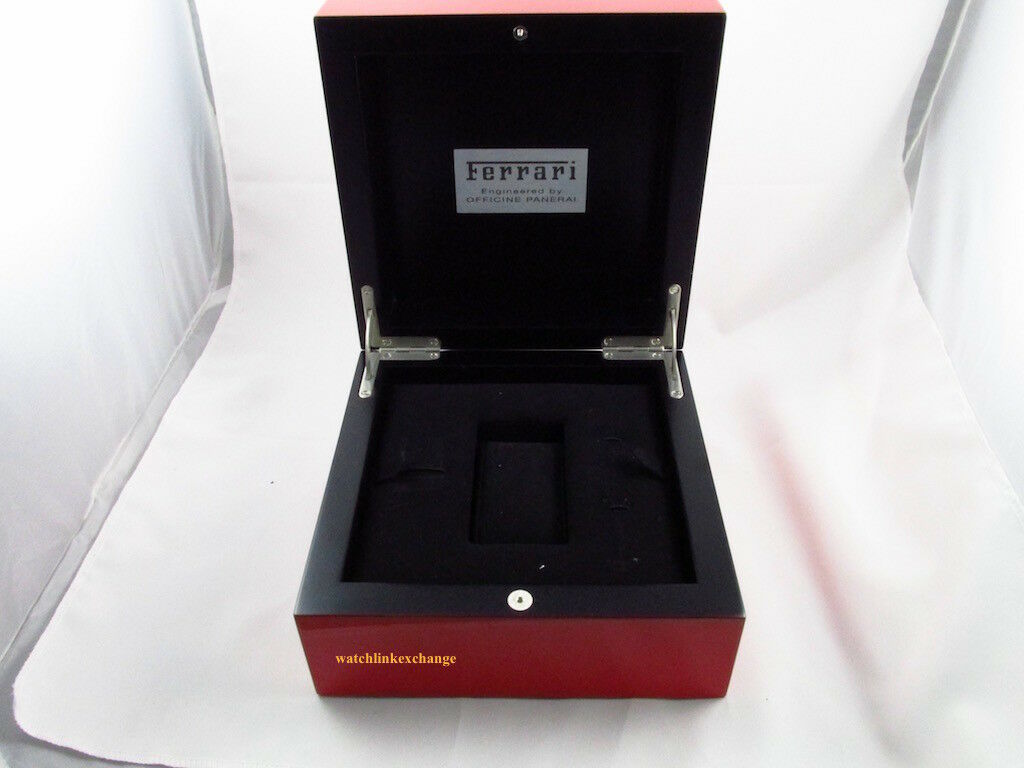 Panerai Ferrari Triple Watch Box Set Manual Red OEM Ferrari Chronograph