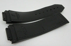 Hublot Big Bang Black Gummy Alligator Strap OEM Genuine for 44mm