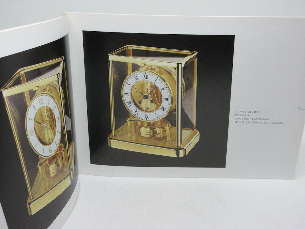 Jaeger LeCoultre Atmos Watch Brochure OEM Genuine with Price List