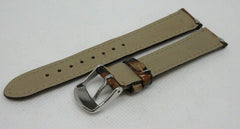 New Michele 16mm Leather Strap Cheetah Stainless Steel Buckle OEM