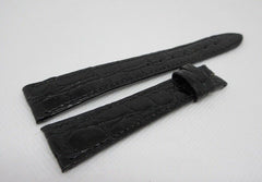 New Concord 18mm Black Alligator Strap OEM