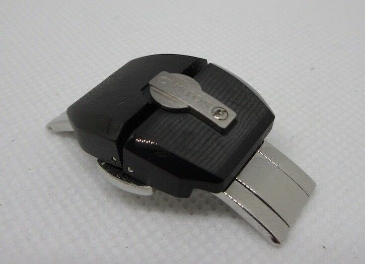 New Cvstos 18mm Stainless Steel Black Ceramic Deployant Buckle OEM