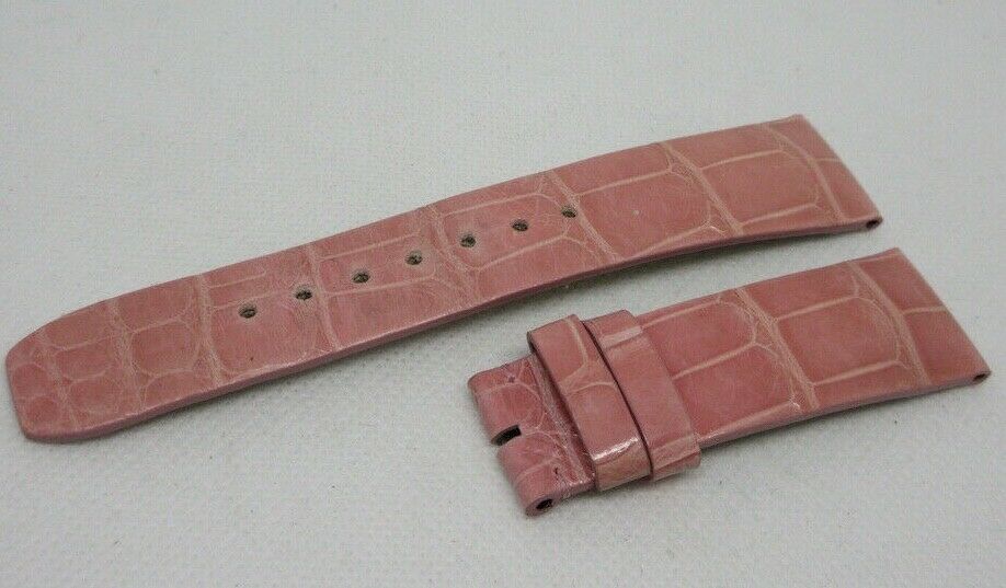 Baume Mercier 21mm Pink Alligator Strap OEM Genuine