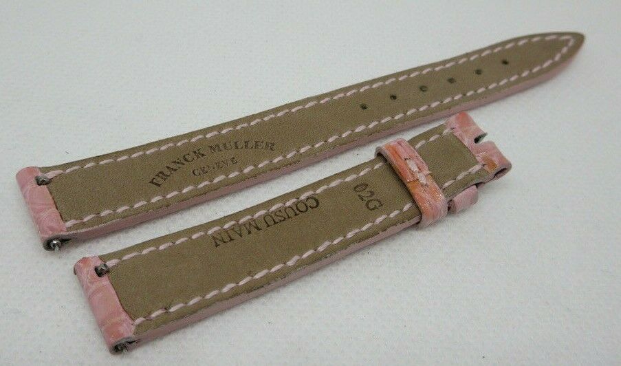 Franck Muller 14mm Pink Alligator Strap OEM Genuine