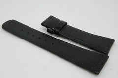 A. Lange & Sohne 19mm Black Glossy Alligator Strap OEM