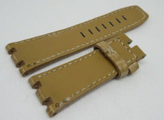 Camille Fournet 29mm Tan Alligator Strap for Audemars Piguet Royal Oak Offshore