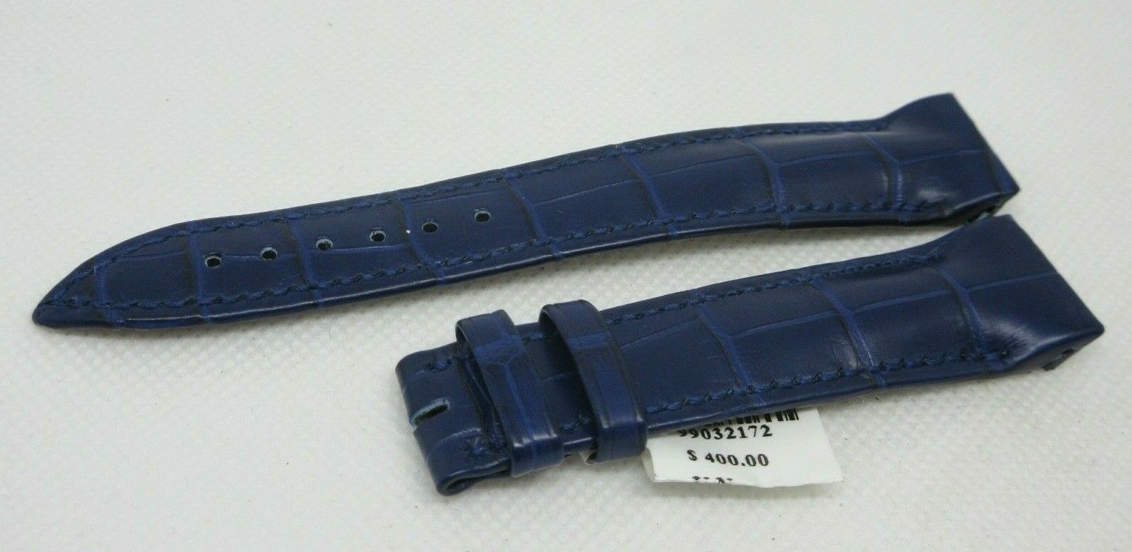 New Ulysse Nardin Blue Alligator Strap 19mm OEM Genuine
