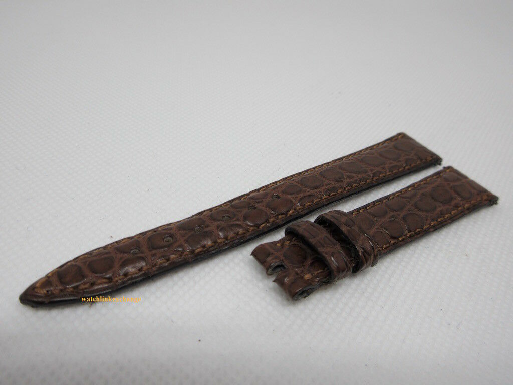New Franck Muller 14mm Brown Alligator Strap OEM