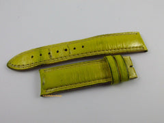 Jaeger LeCoultre 18mm Yellow Leather Strap OEM