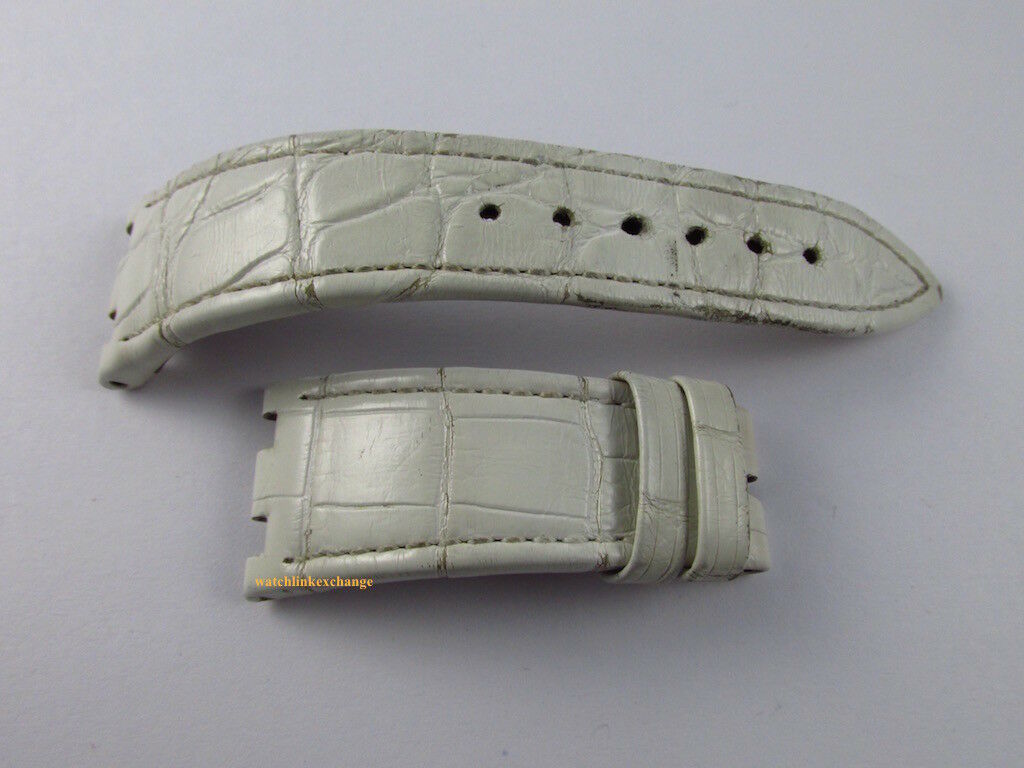 Audemars Piguet Royal Oak Offshore 21mm White Alligator Strap OEM