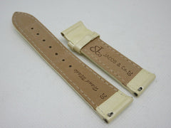 Jacob & Co. 20mm Beige Tan Silk Strap OEM Fabric