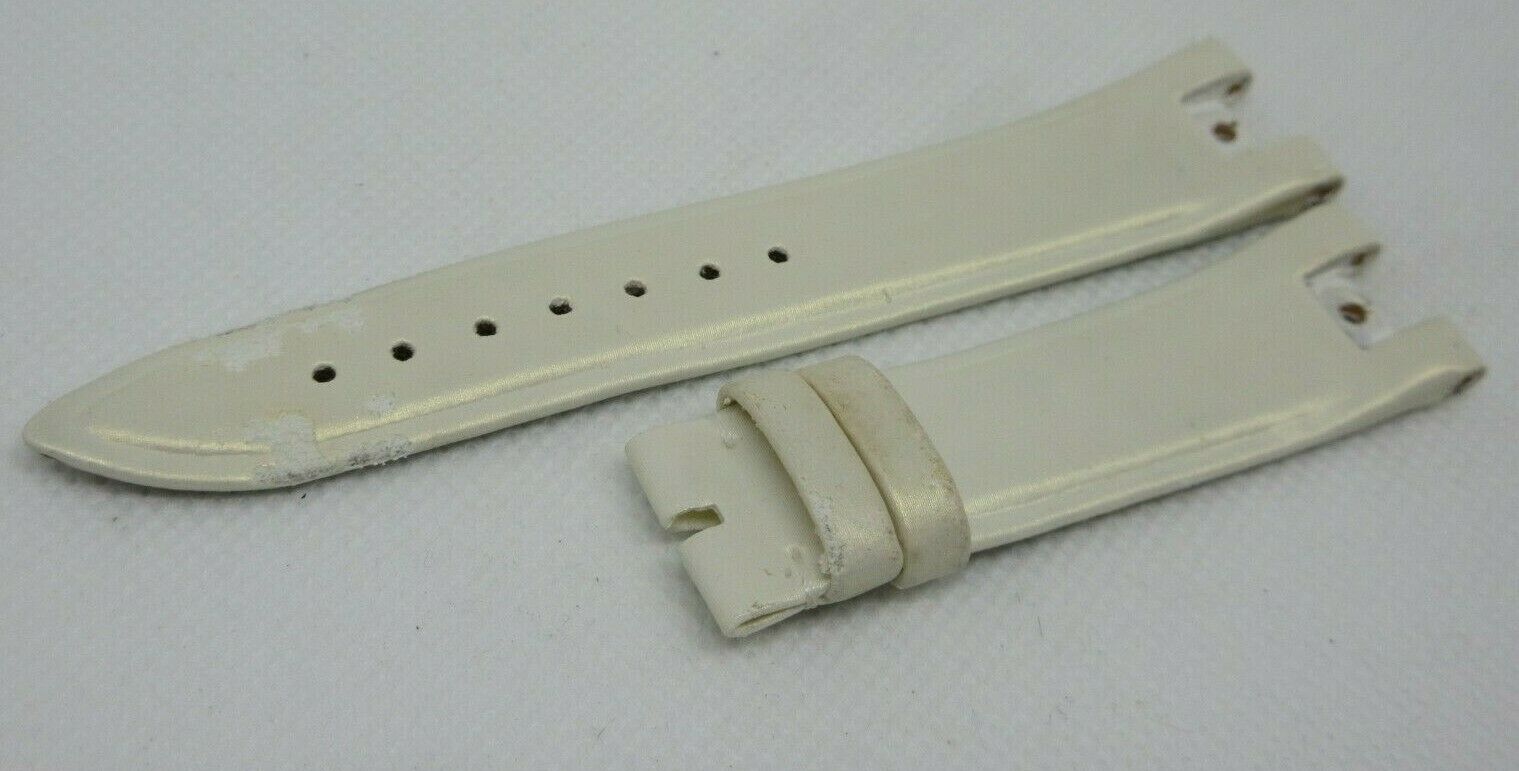 New Ulysse Nardin Strap Satin Leather 18mm OEM Genuine Beige Tan Fabric