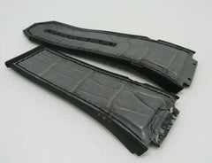 Hublot Spirit of Big Bang Grey Alligator Rubber Strap OEM Genuine