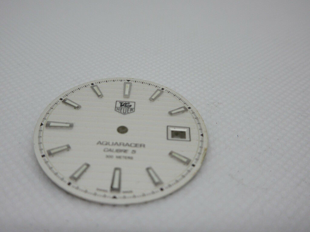 New Tag Heuer Aquaracer White Dial Hands and Crown 31mm