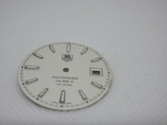 New Tag Heuer Aquaracer White Dial Hands and Crown 31mm