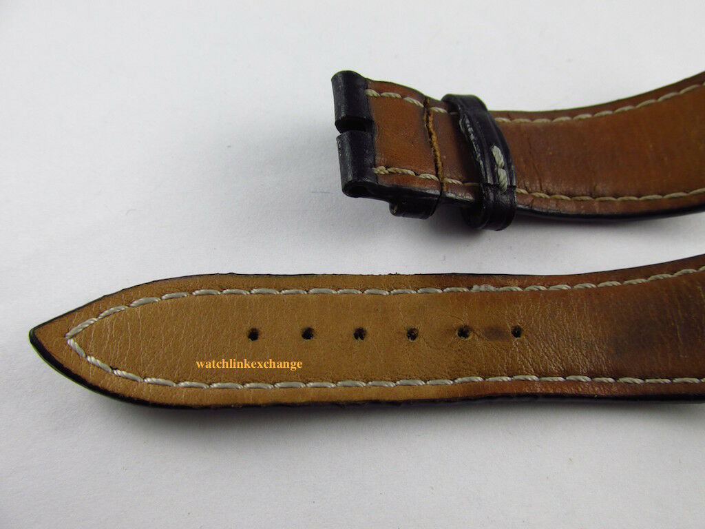 Audemars Piguet Millenary 24mm Black Leather Strap White Stitch OEM