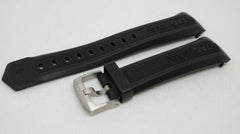 Tag Heuer 21mm Black Rubber Strap Stainless Steel Buckle OEM Genuine