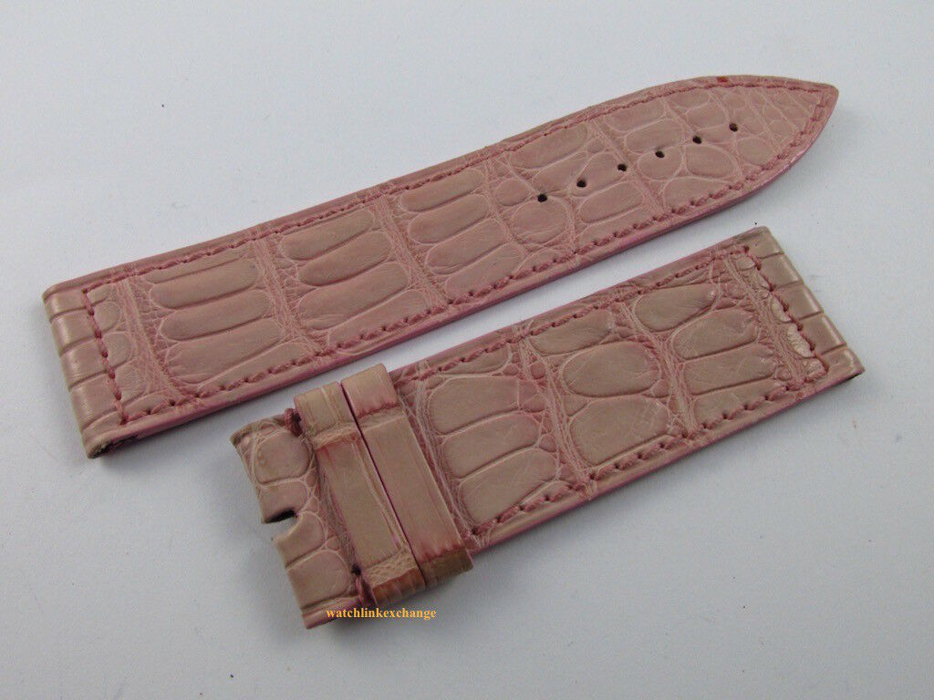 Franck Muller Long Island 22mm Pink Alligator Strap OEM