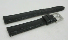 New Camille Fournet 14mm Black Alligator Strap Genuine Buckle Authentic Matte