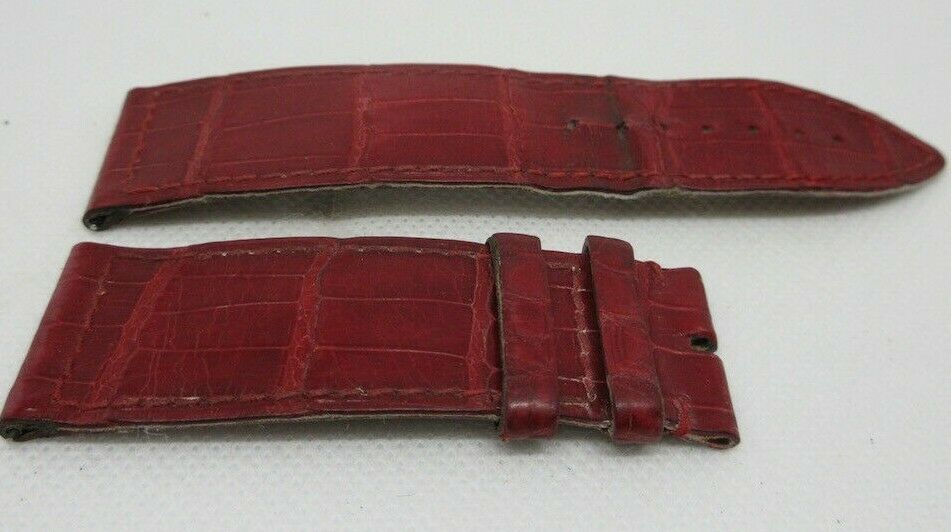 Franck Muller 24mm Red Alligator Strap OEM Genuine