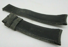 Audemars Piguet Leather Strap 25mm Grey Green Canvas OEM Genuine