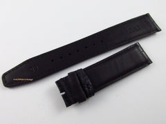 New IWC 20mm Navy Blue Alligator Strap OEM XL