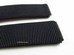 Bedat & Co. 14mm Black Silk Grosgrain Strap Stainless Steel Buckle OEM
