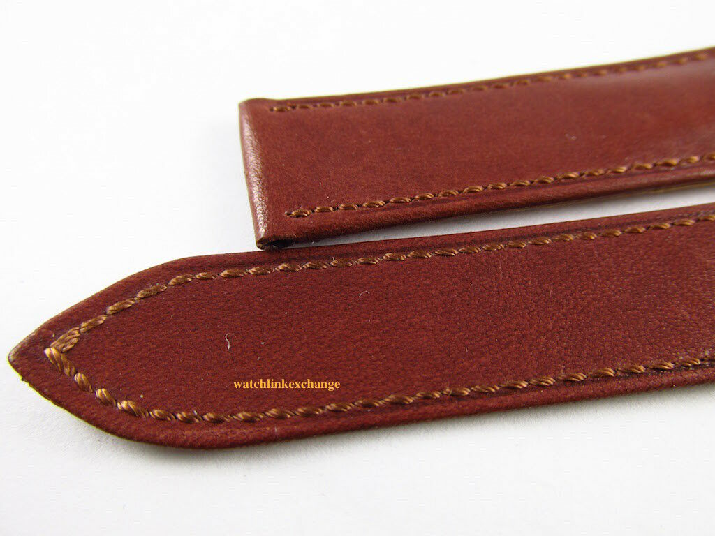 New Bedat & Co. 19mm Brown Leather Strap OEM Short Size