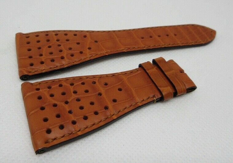 New Roger Dubuis G40 30mm Brown Alligator Strap OEM Genuine