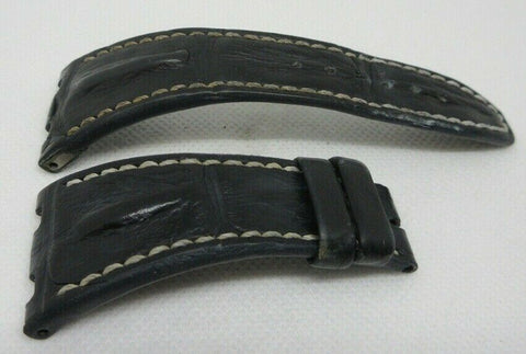 Audemars Piguet 28mm Blue Alligator Strap Royal Oak Offshore OEM Genuine Navy