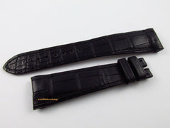 New Harry Winston 21mm Black Alligator Strap OEM