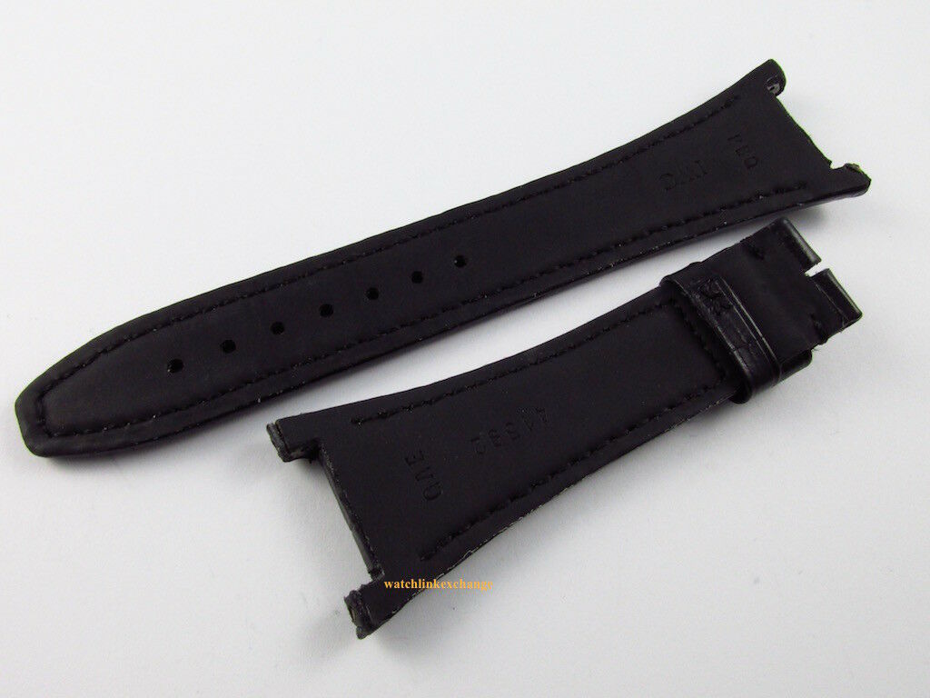 New IWC Ingenieur 28mm Black Alligator Strap OEM
