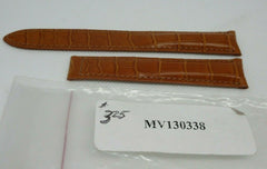 New Baume Mercier 18mm Brown Alligator Strap OEM Genuine XL Size