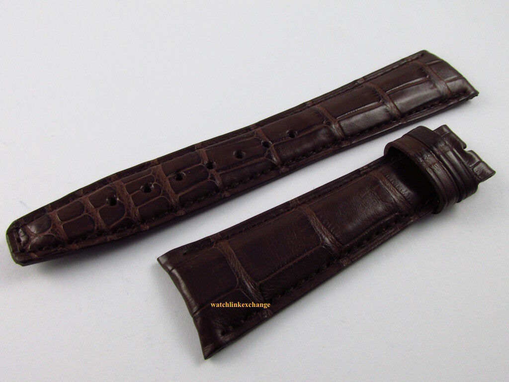New IWC 20mm Brown Alligator Strap OEM