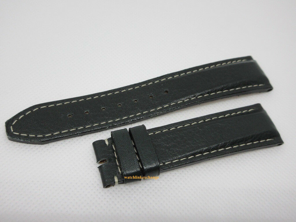 New Tag Heuer 20mm Green Leather Strap