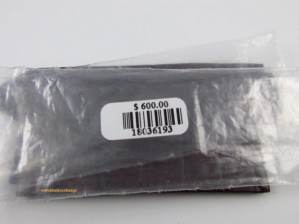 New Hublot Big Bang 25mm Brown Alligator Strap OEM Bag