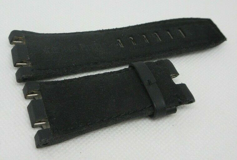New Audemars Piguet Grand Prix 29mm Black Leather Alcantara Strap Royal Oak XS