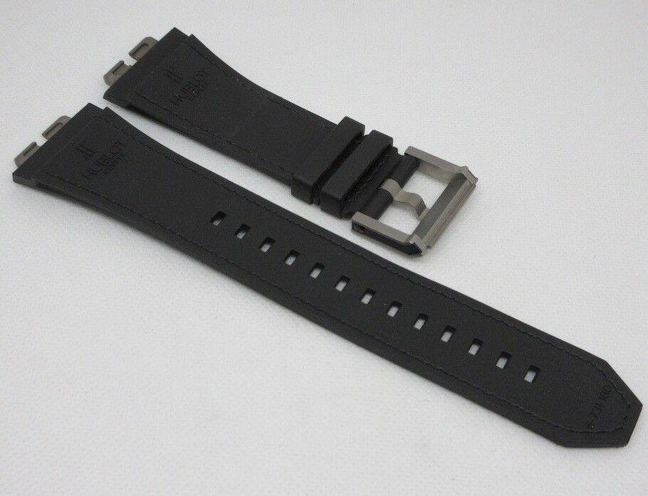 New Hublot Black Rubber Nylon Strap Titanium Buckle King Power Oceanographic OEM