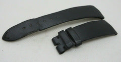 Audemars Piguet 20mm Satin Leather Strap Black OEM Genuine Fabric