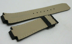 New Baume Mercier 25mm Black Alligator Strap OEM Genuine Bag