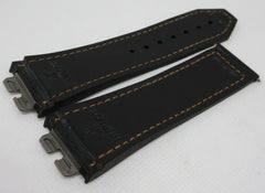 Hublot Big Bang Unico 27mm Black Orange Leather Rubber Strap OEM