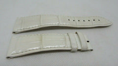 Franck Muller 22mm White Alligator Strap OEM Genuine Glossy