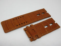 New Roger Dubuis 28mm Brown Alligator Strap