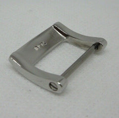 Giuliano Mazzuoli 18mm Stainless Steel Tang Buckle Polished Missing Screw