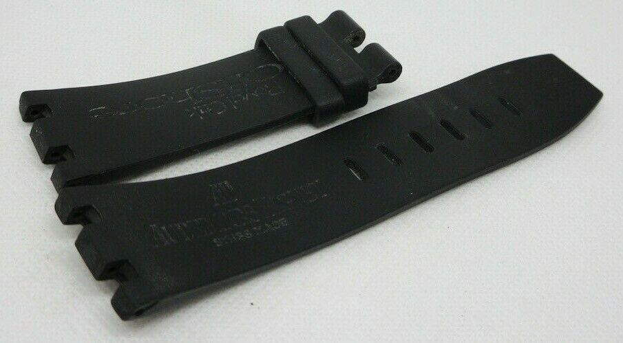 Audemars Piguet Royal Oak Offshore 28mm Black Rubber Strap OEM Genuine